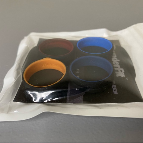 ThunderFit Born Victorious Men’s Silicone Rings Size 14 Wedding Bands - Picture 3 of 6